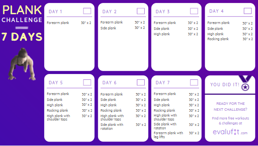 7 day plank challenge pdf 1