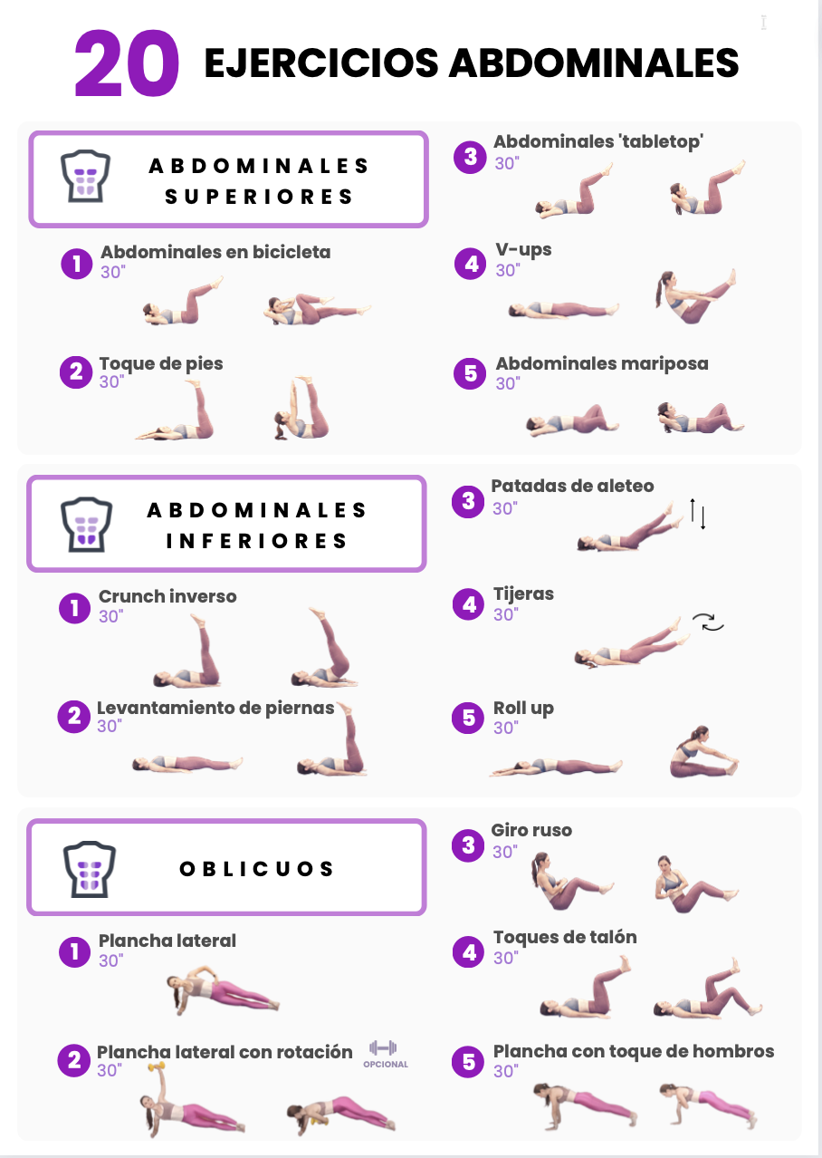ejercicios abdominales PDF