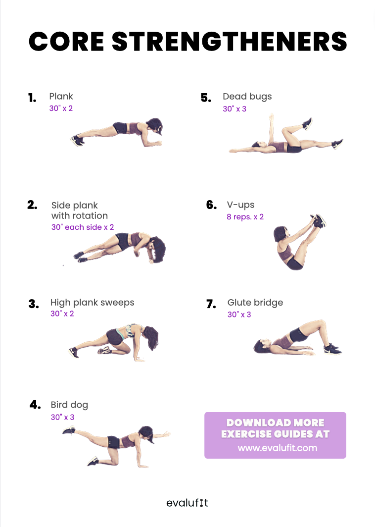 ejercicios para fortalecer el abdomen PDF