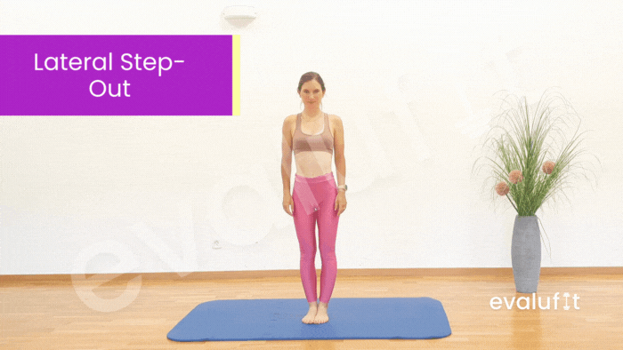 Lateral Step-Outs - Evalufit